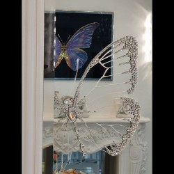Декор "Прозрачная бабочка"
